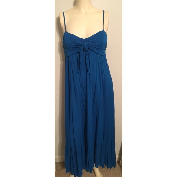 Free people mosaic blue maxi dress S - Picture 2 of 5